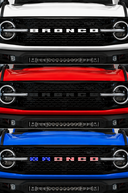 Premium 3D 2021+ Bronco Overlay Letters