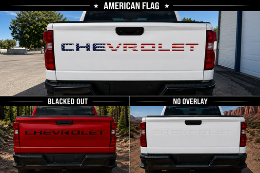Premium 3D Letter Inserts for 2019-2026 Silverado