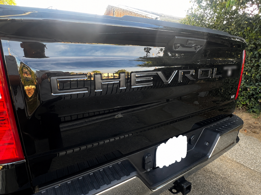 Premium 3D Letter Inserts for 2019-2026 Silverado
