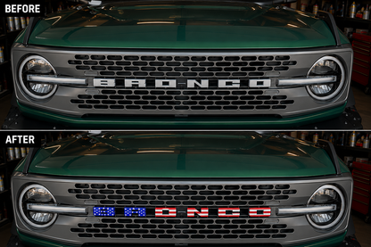 Premium 3D 2021+ Bronco Overlay Letters