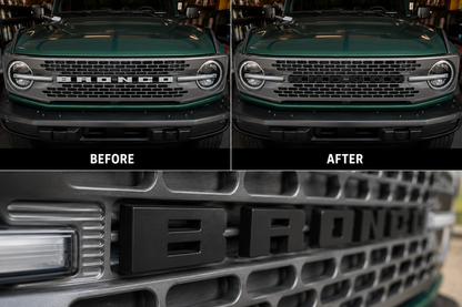 Premium 3D 2021+ Bronco Overlay Letters